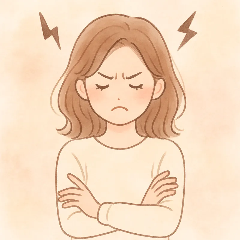 波動が下がったサイン【心に現れる5つのサイン】:イライラする