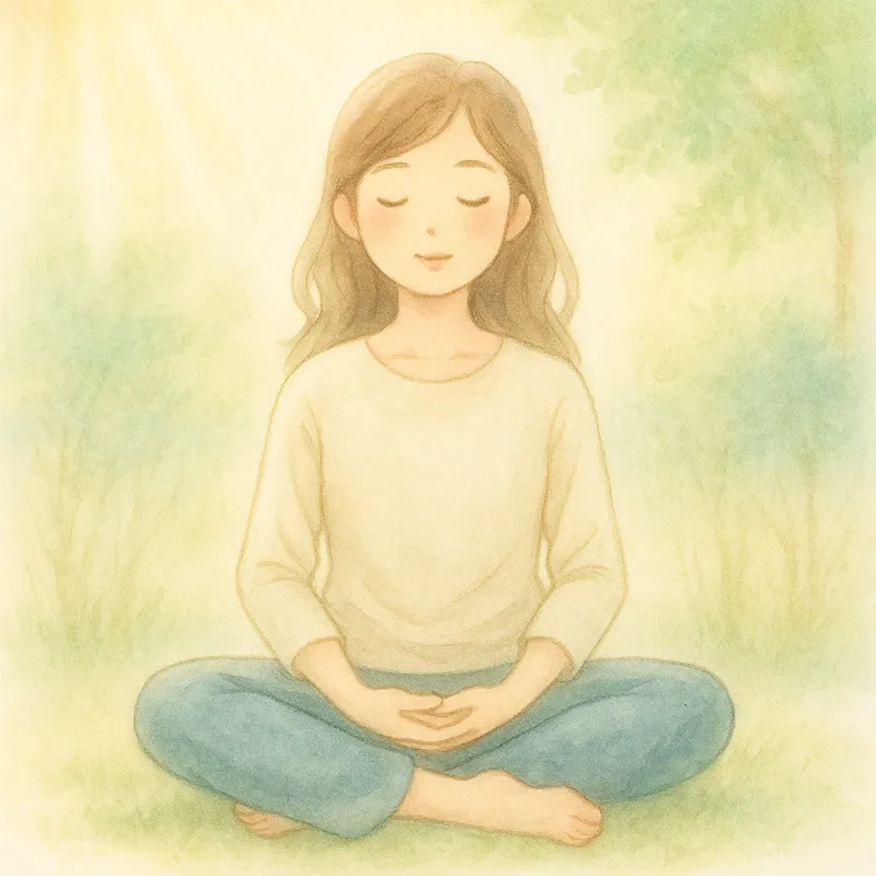波動が下がった時にやると効果的なセルフケア:瞑想をする