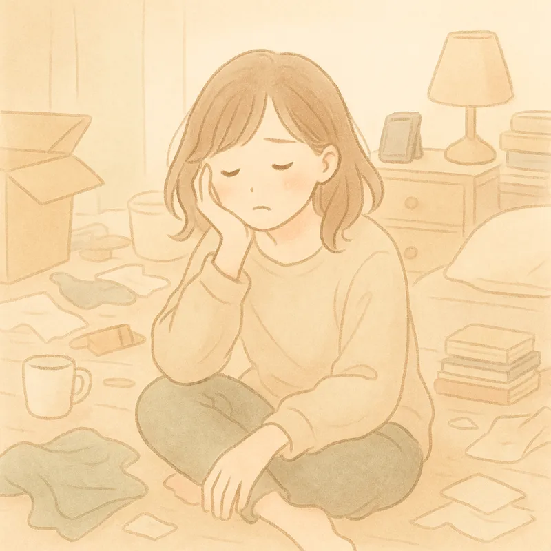 波動が下がったサイン【現実に現れる5つのサイン】:家が散らかる